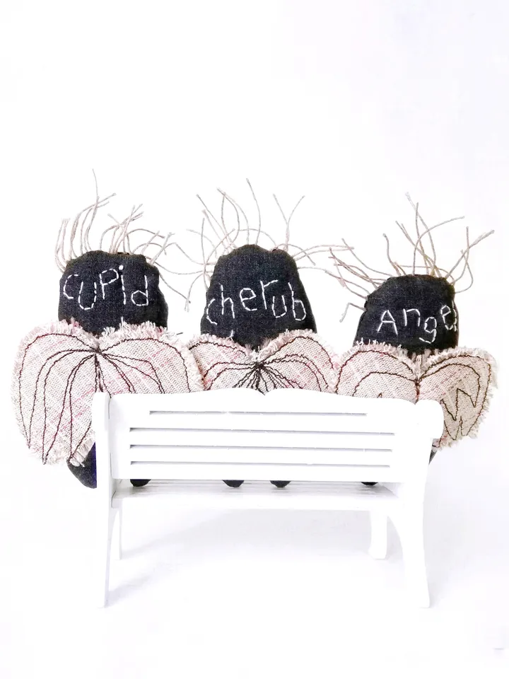Unique Handmade Textile Art Angels - Charming One-of-a-Kind Creations. Shop our collection of eerie and whimsical Dolls. FREE SHIPPING!