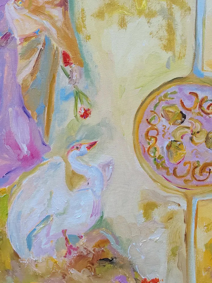 Oil painting on canvas "Lovers" 40x60cm (16x24 inches)