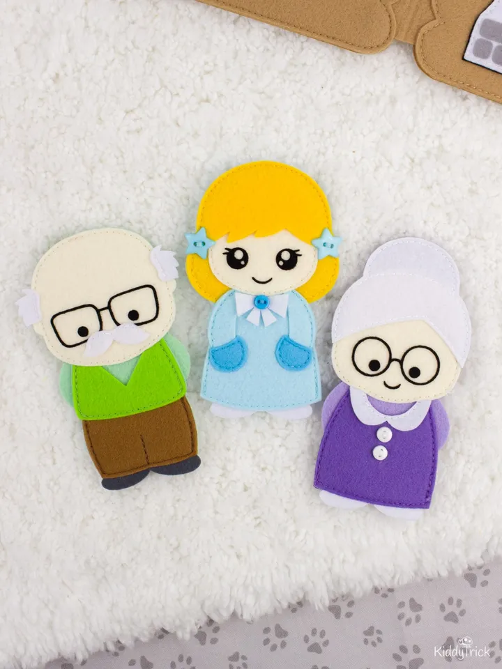 Felt Finger Puppet Theatre - Sewing Patterns