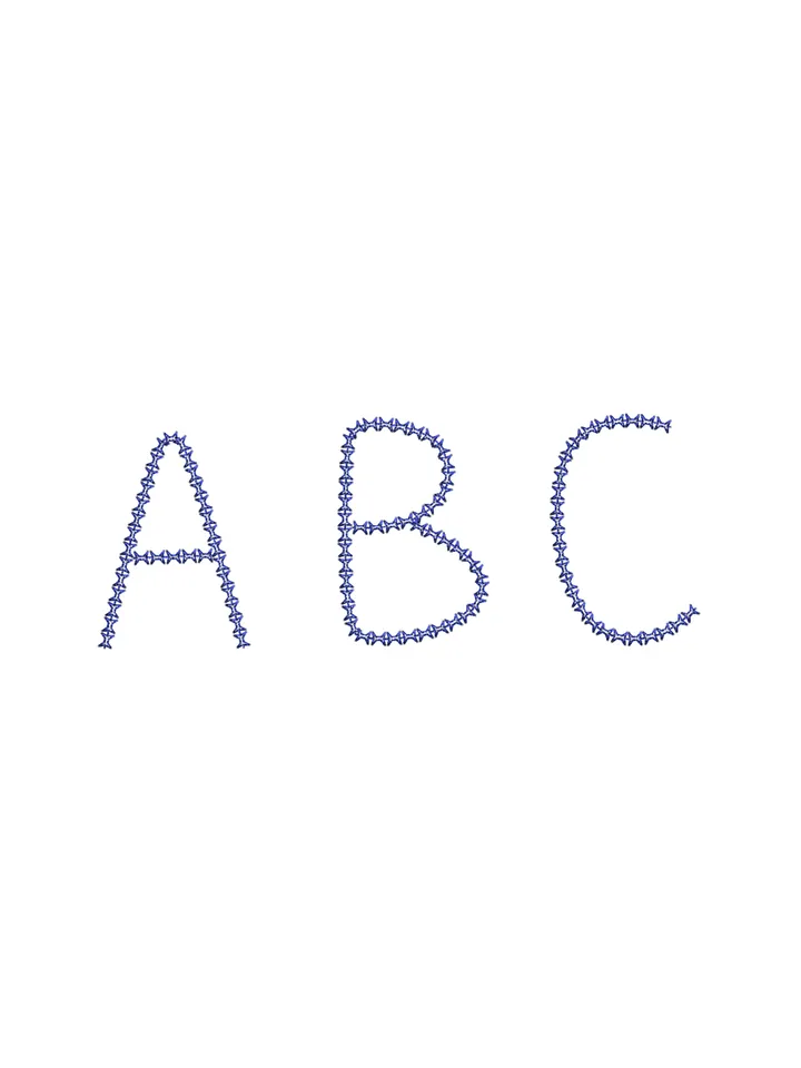 Font machine embroidery design,Script embroidery font,2 sizes Instant Download-06