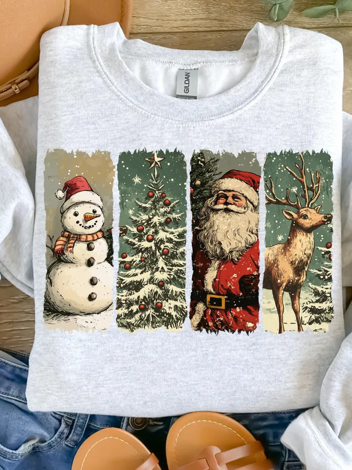 Retro Christmas PNG, Christmas Shirt PNG, Vintage Christmas PNG, Santa Claus png, Christmas Sublimation, Merry Christmas png, T-shirt design
