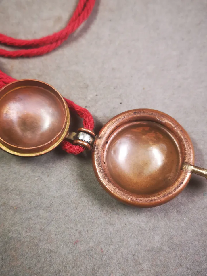Gandhanra Acient Gau Ghau Shrine, Unique Round Tibetan Buddhist Altar Amulet Pendant