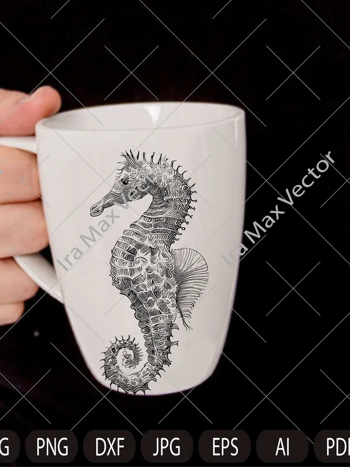 Seahorse Svg, Seahorse Clipart, Sea Dragon Svg, Ocean Fish Svg, Reef fish, Seahorse Vector,Sea horse Cut file, Ocean Life Clipart,Sea horses