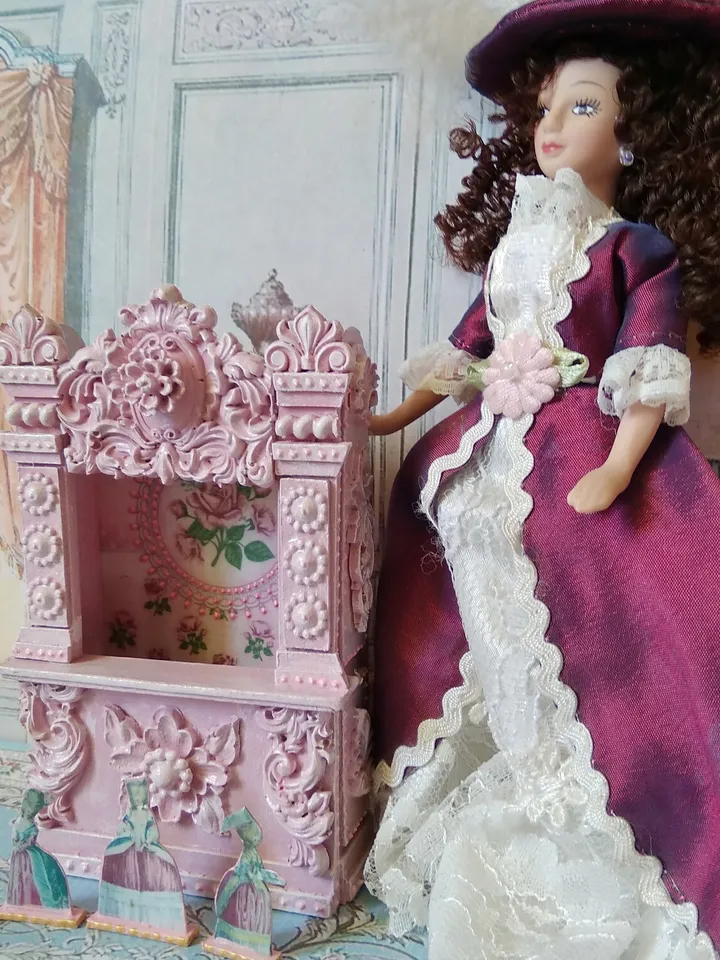 Puppet show.Paper theater.1:12 scale.