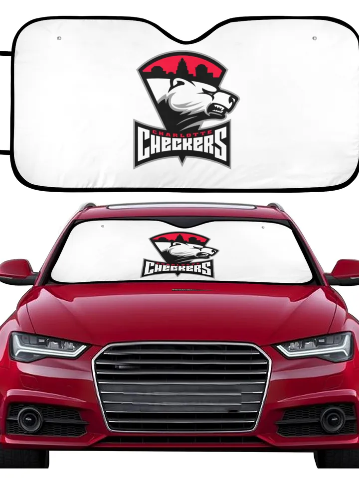 Charlotte Checkers Car SunShade