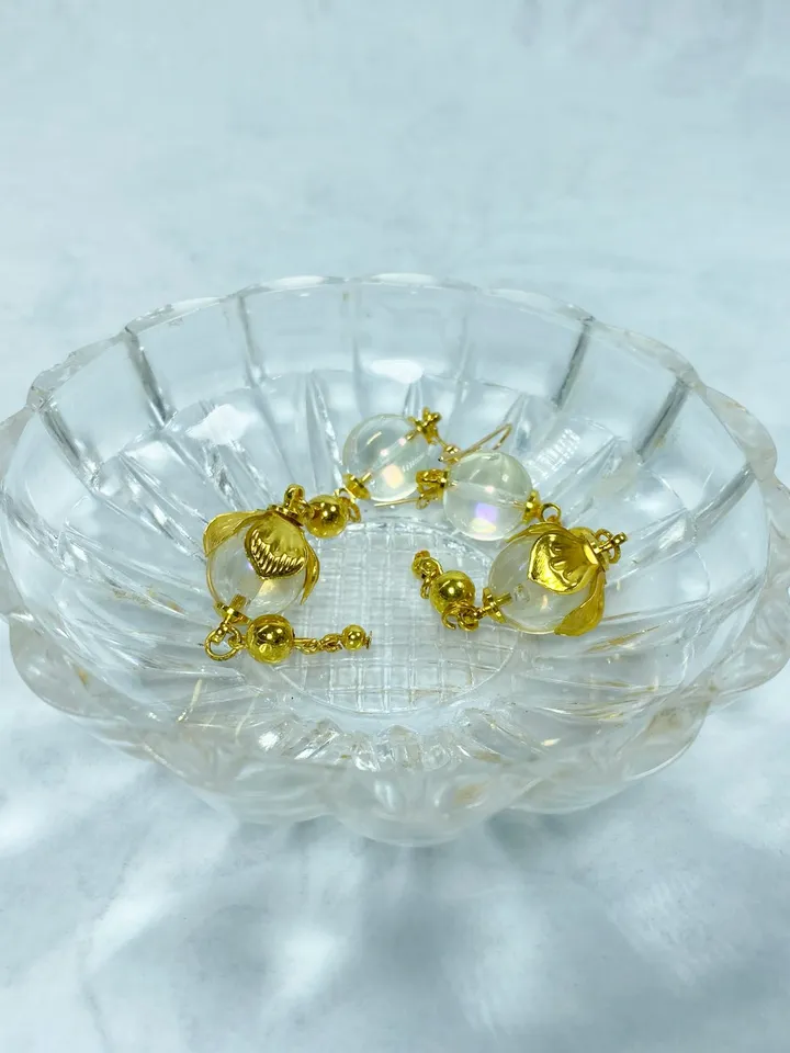 Vintage earrings. handmade.