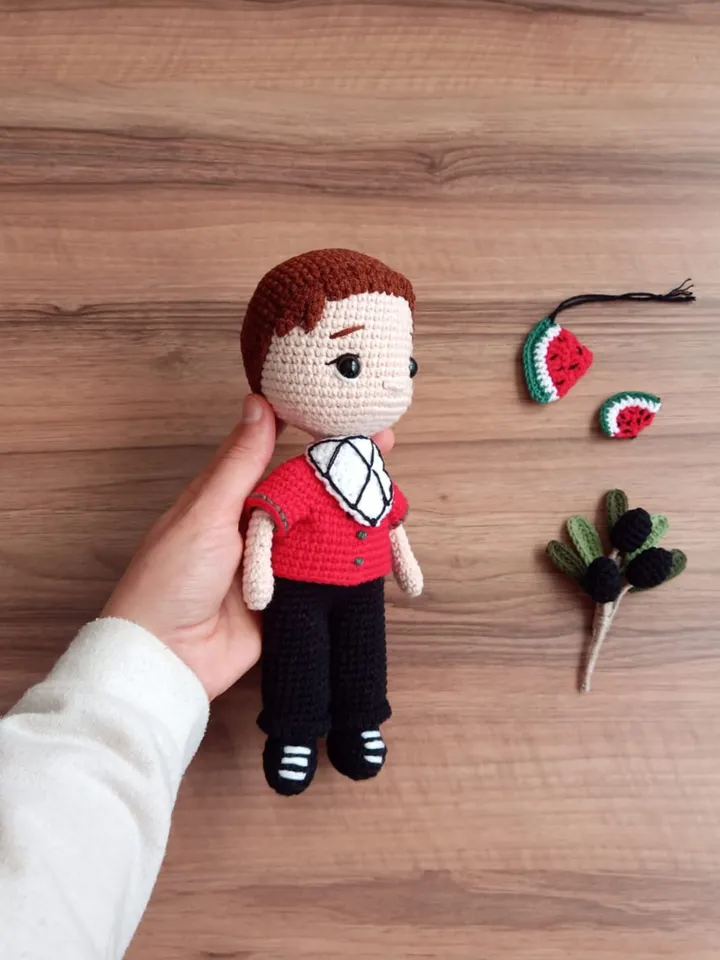 Crochet Free Palestine Doll, Amigurumi Muslim Doll, Eid Gifts For Kids, Islamic Toys, Gifts For Sister, Ramadan Gift, Islami for girl's Gift