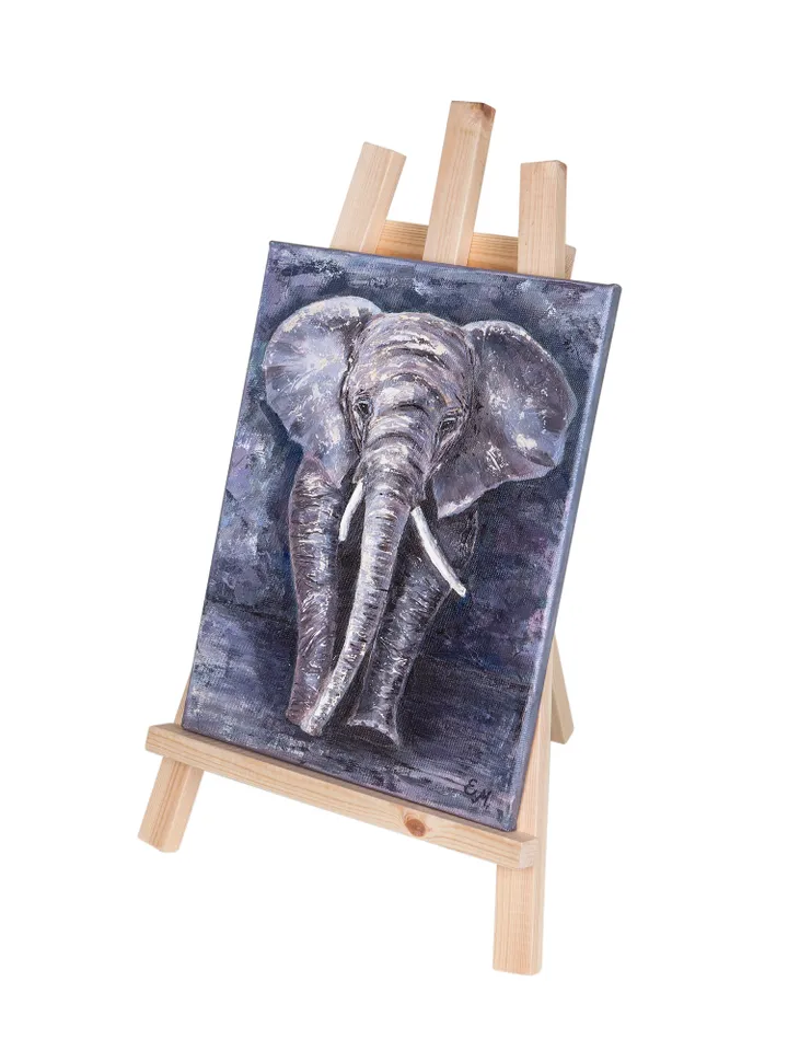 Elephant picture, Elephant poster, Grey elephant, Elephant picture, Symbol of prosperity, Symbol of wisdom, Picture symbol