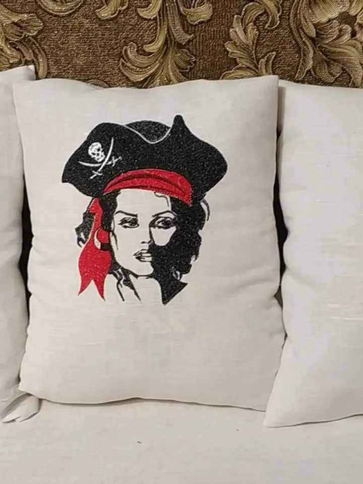 Corsair 6x8 Embroidery Design