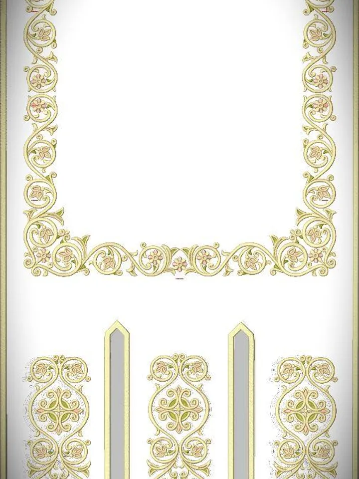 "Banner" set of designs for machine embroidery