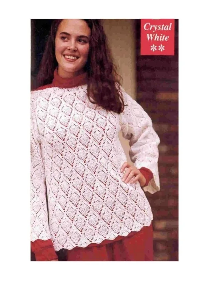 Sweater crochet, summer sweater, lace sweater crochet pattern pdf instant download