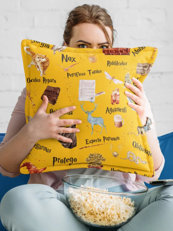 Wizarding World Baby Pillow; Magic School Pillow Owl Key Magic World Custom Wizard Pillow Gift for Baby Magic School Pillow WBB12