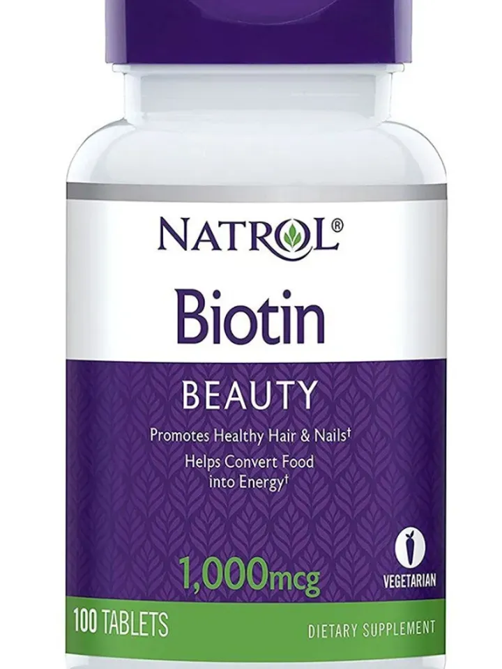 Biotin for the beauty and health of hair and nails, capsules 100 pcs.