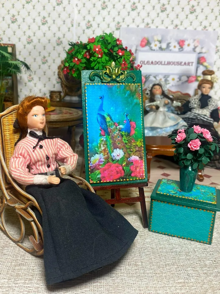 Dollhouse Accessories Set. 1:12. Doll Accessories. Dollhouse Miniature