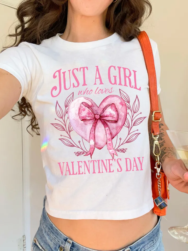 Just a girl Who Loves Valentines Day, Social Club Png, Retro valentines png,valentines day png, Trendy png, Valentine Coquette Png