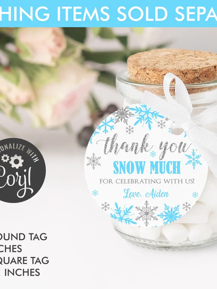Winter Onederland Invitation Boy 1st Birthday Invitation, Winter Wonderland Birthday Invitation, Blue Silver Snowflake Editable Template