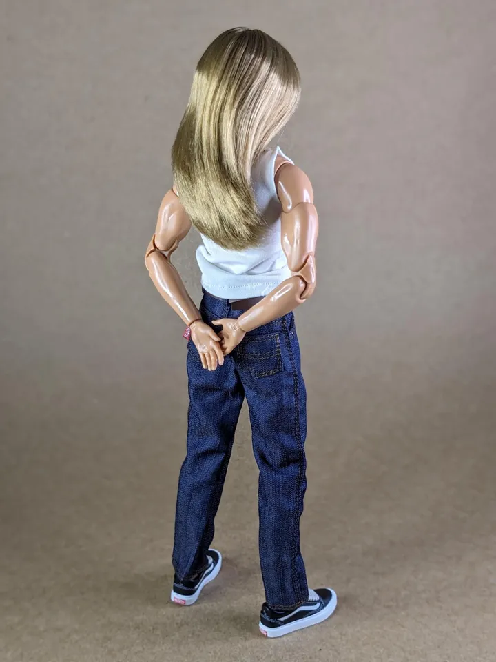 Classics blue jeans for 1/6 scale fashion male doll (Regular body)