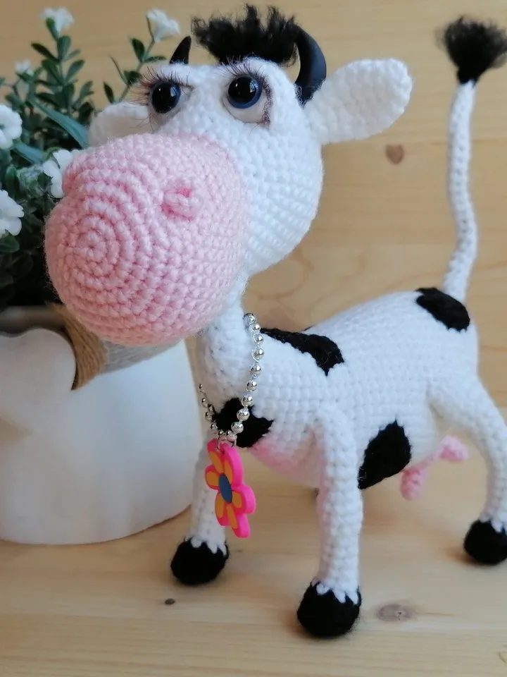 Crochet pattern Cow - digital pattern PDF