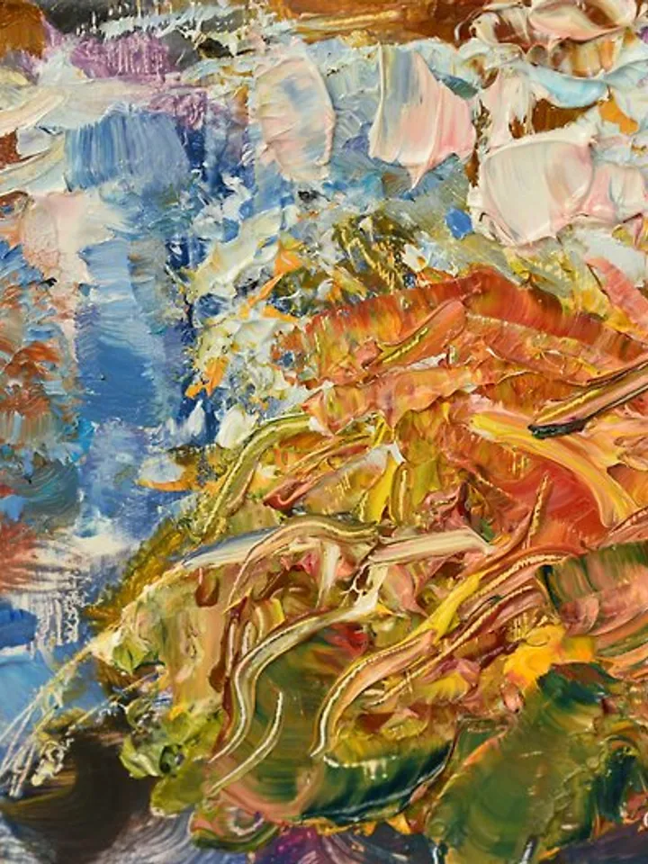 National Park Painting Mountains California Landscape America Yosemite Autumn