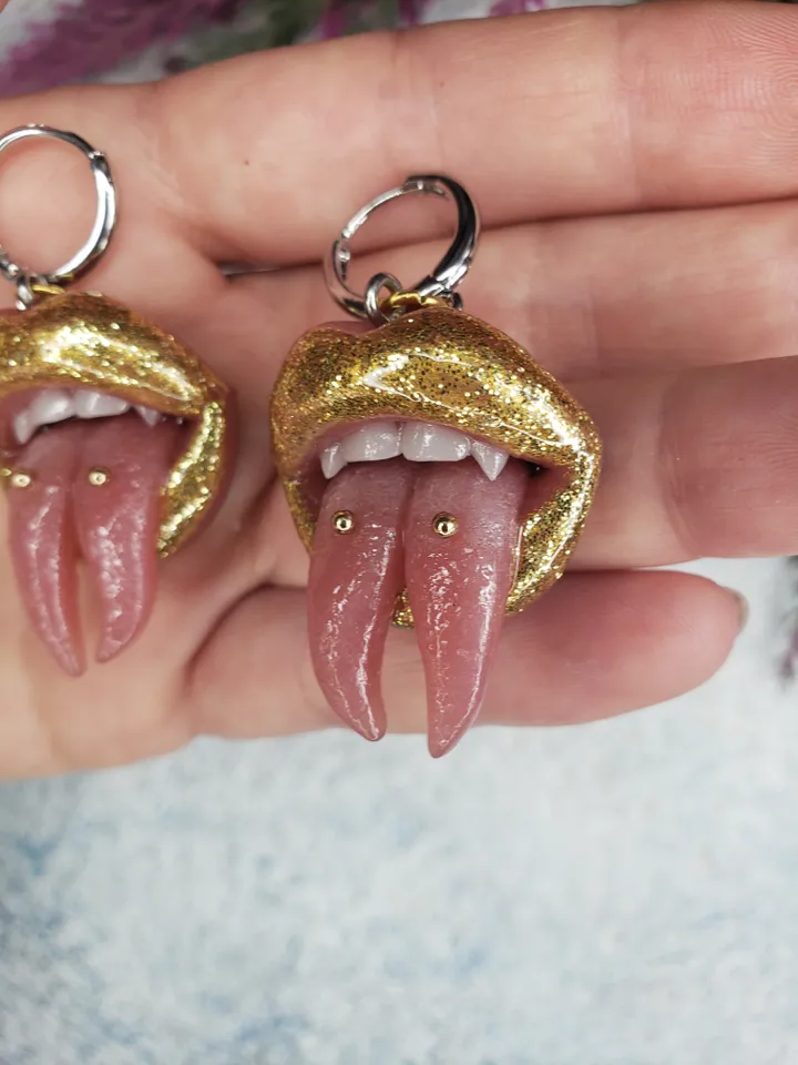 A set of earrings. 50% deposit