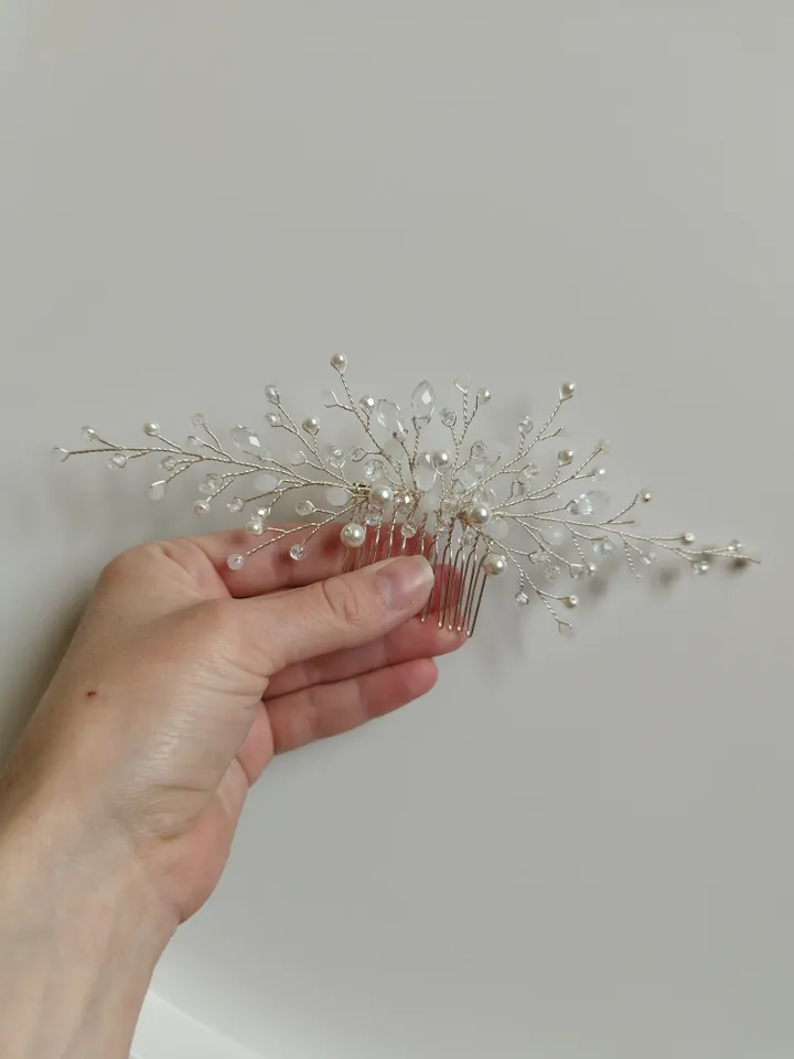 Bridal hair comb, wedding hair vine, wedding hair comb, wedding hair accessories, bridal jewelry