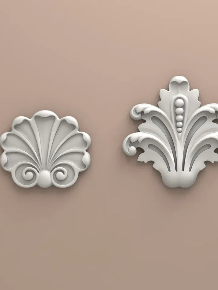 3D Model STL CNC Router file 3dprintable Classic Furniture Set 7