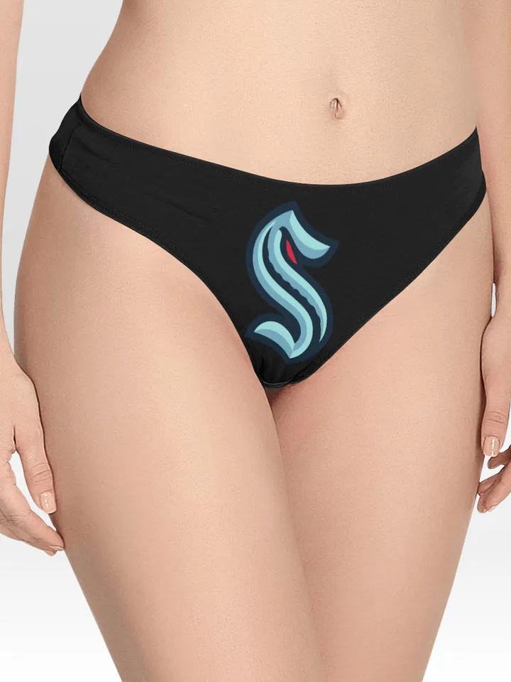 Seattle Kraken Lingerie Thong