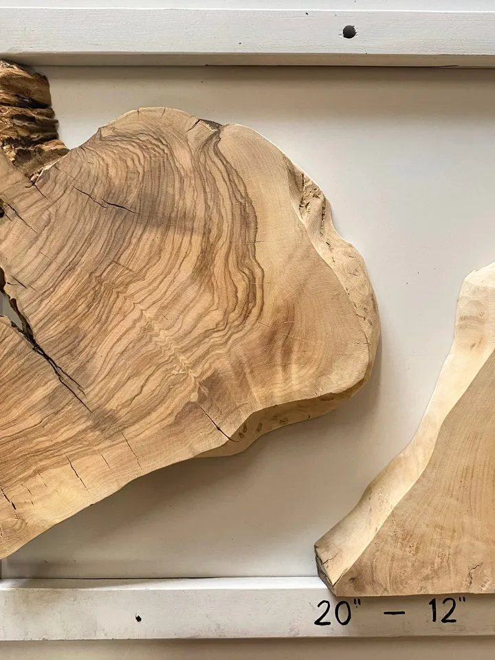 Olive Wood Cookies, Epoxy Resin Wood, Live Edge Wood Slab, Raw Edge Wood Slab, READY TO SHIP