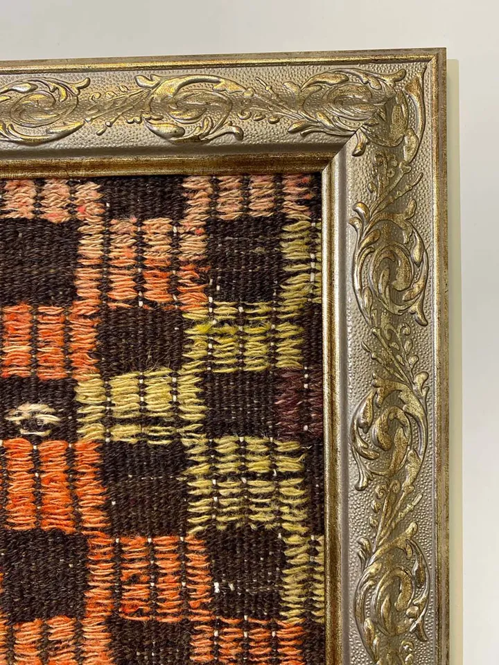 Hand-Woven Vintage Kilim Wall Hangings - Unique Home Decor - 50x70 cm - Boho Chic Woolen Art
