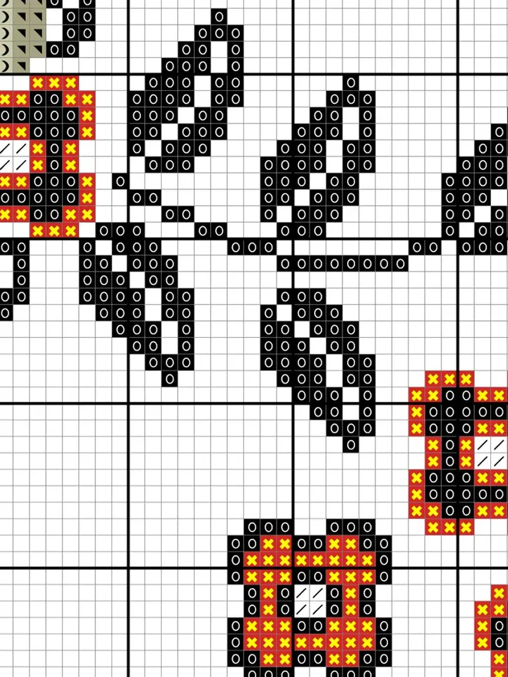 Gothic cross stitch pattern. Floral Wreath cross stitch. Flower frame Cross Stitch.