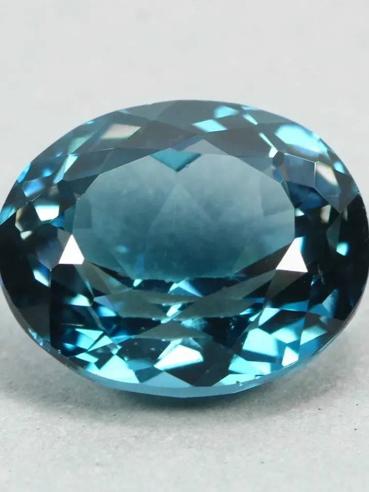 4.96 Unique Collection VIP Quality 100% Natural London Blue Topaz from Brazil