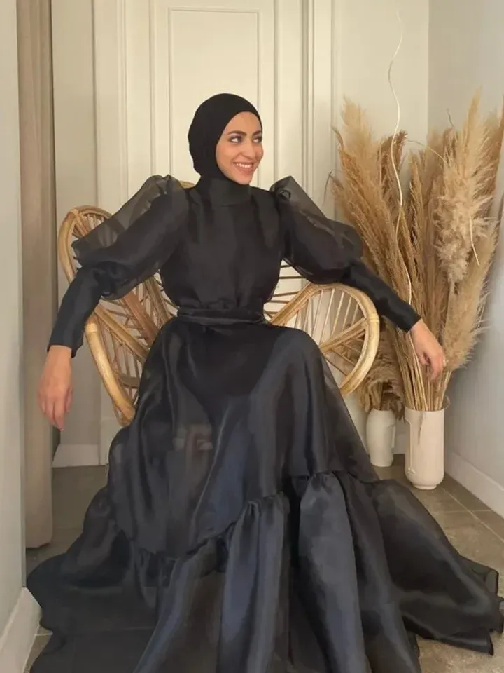 AHUNARE HIJAB - Wedding Dress, Muslim Evening Gown, Nikah, Islamic Wedding, Engagement, Bridesmaid