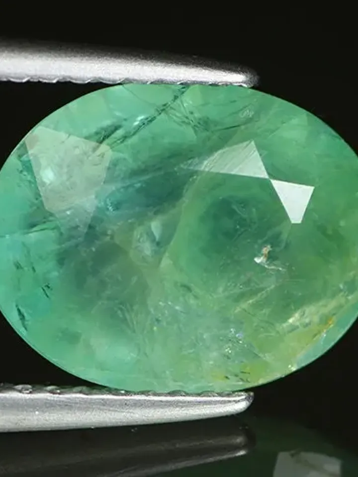2.97 Ct AAA Remarkable 100% Natural Transparent Bluish Green Grandidierite Oval loose Gemstone