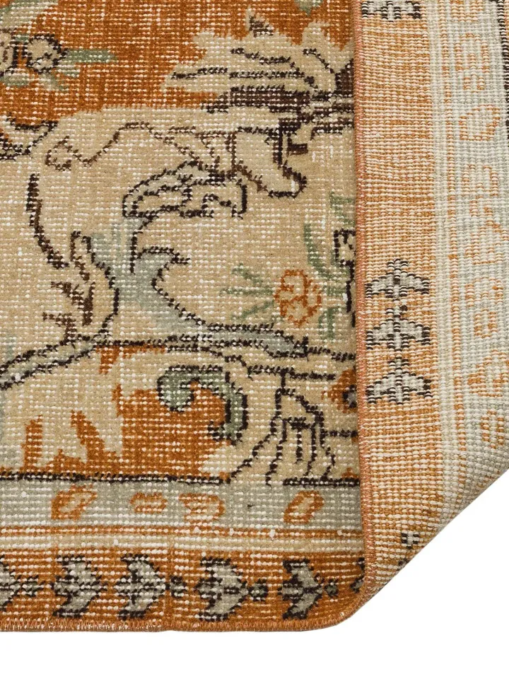 Add a Touch of Nature to Your Living Room with this Natural Turkish Rug