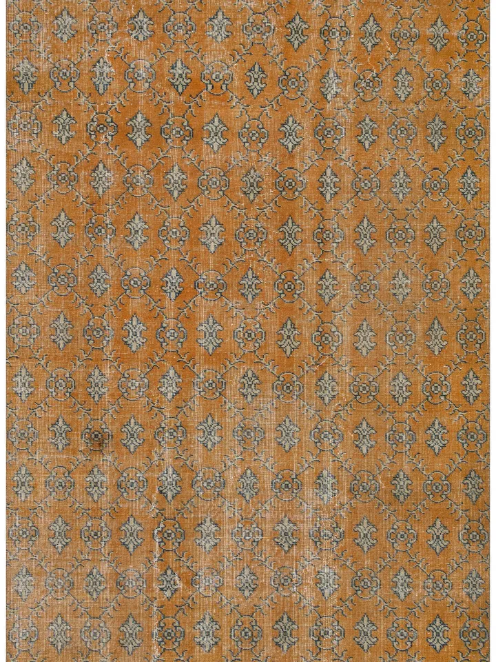 Add a Pop of Color to Your Home with this Orange Turkish Area Rug