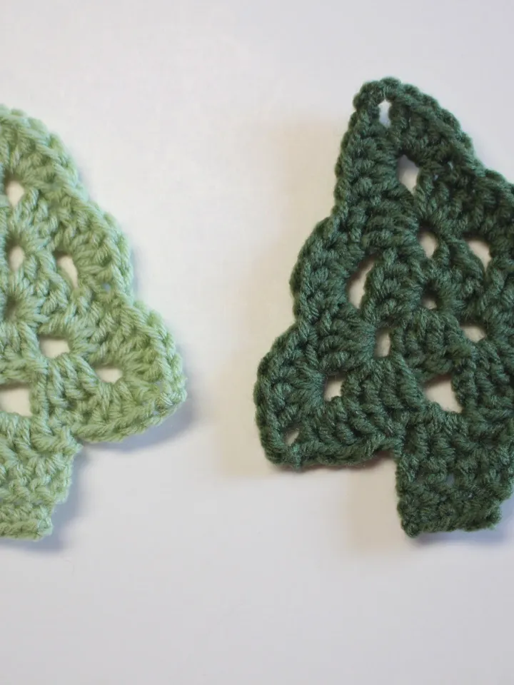 Christmas Tree Coasters, Hand Crochet Coaster Set, Coffee Tea and Coco, Hostess Gift Ideas, Home Décor, Kitchen and Dining Room Decoration