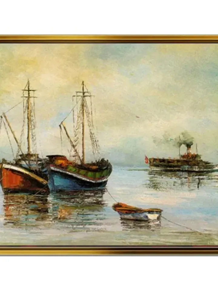 Landscape Print on Canvas , Floating Frame Option, Modern Wall Art, Extra Large Canvas Wall Art