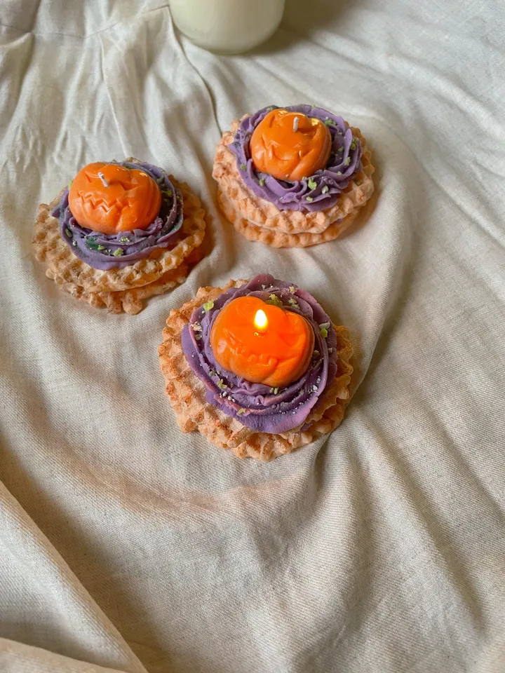 Pumpkin Candle | Halloween Candle | Spooky Season | Ghost Candle | Fall Candle