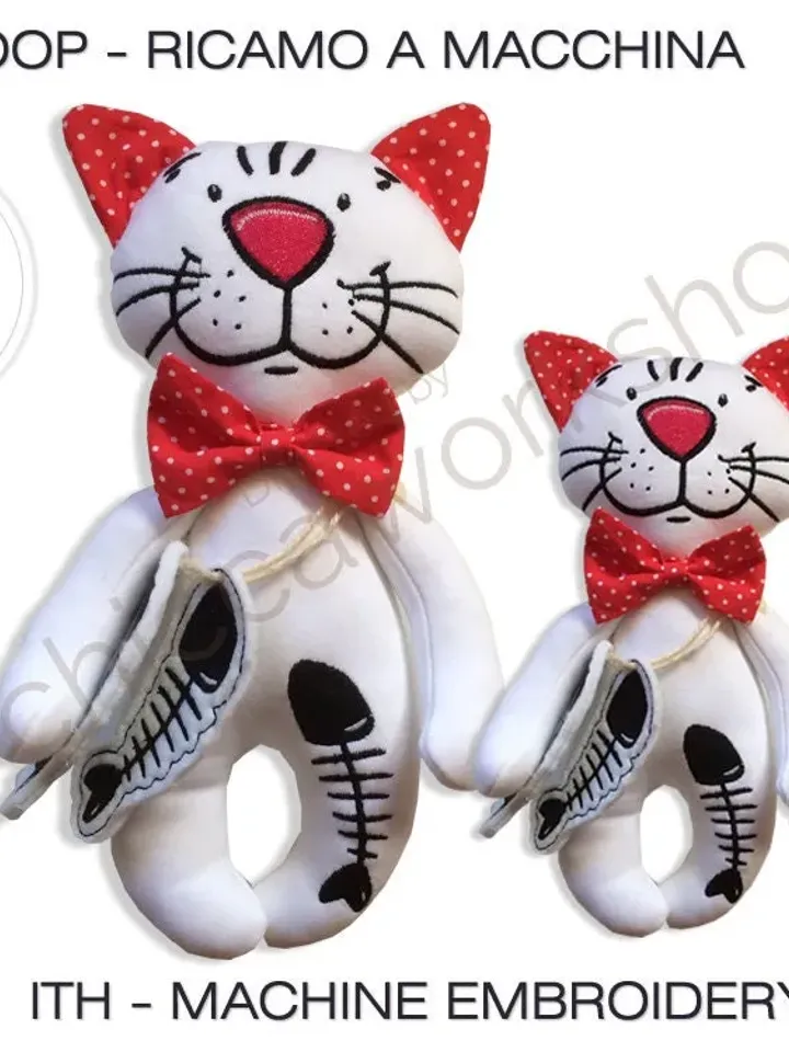 ITH Soft Cat - Ricamo a macchina