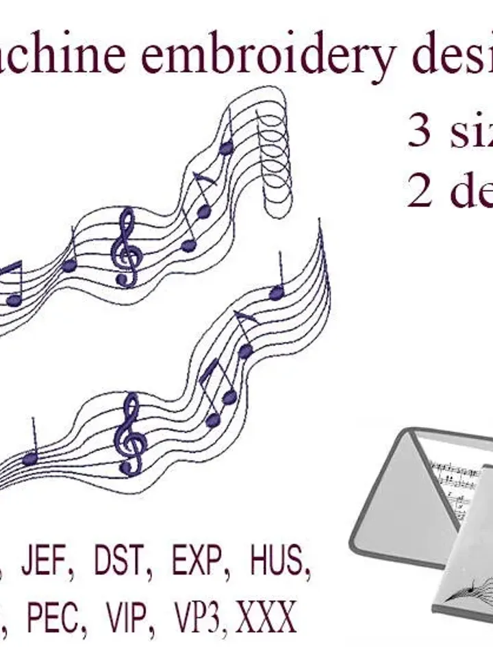 Machine embroidery designs music notes. treble clef   embroidery designs.   Embroidery Design music . File Instant Download.
