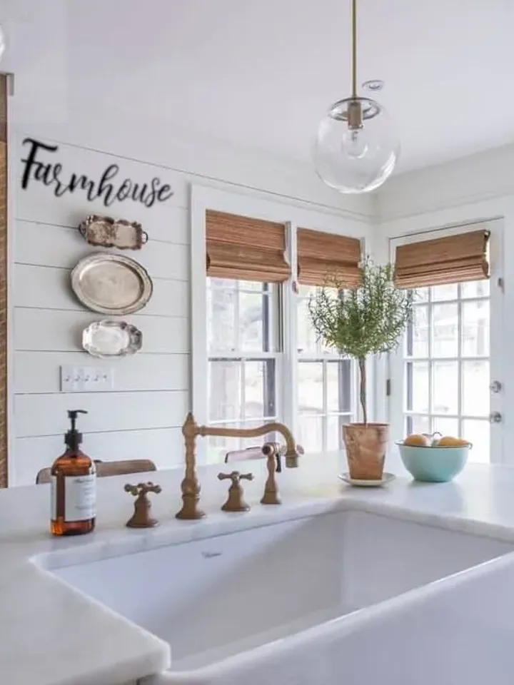 Farmhouse sign, Farmhouse Metal word sign, Farmhouse cursive wall art, Farmhouse Decor, Summer Decor, Farm House Decor