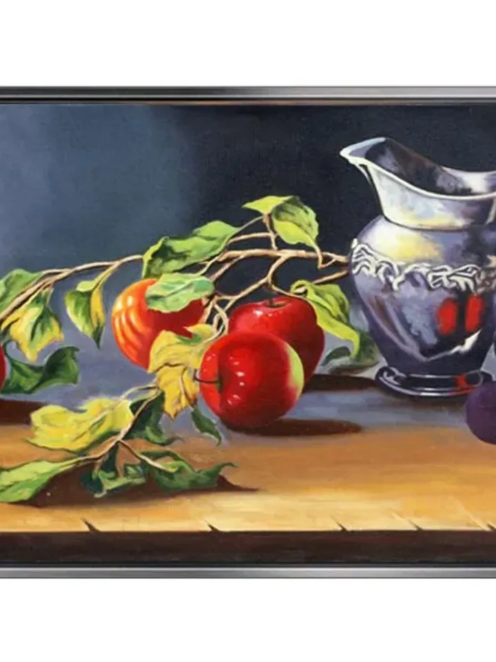 Still life Print on Canvas , Floating Frame Option, Modern Wall Art, Extra Large Canvas Wall Art