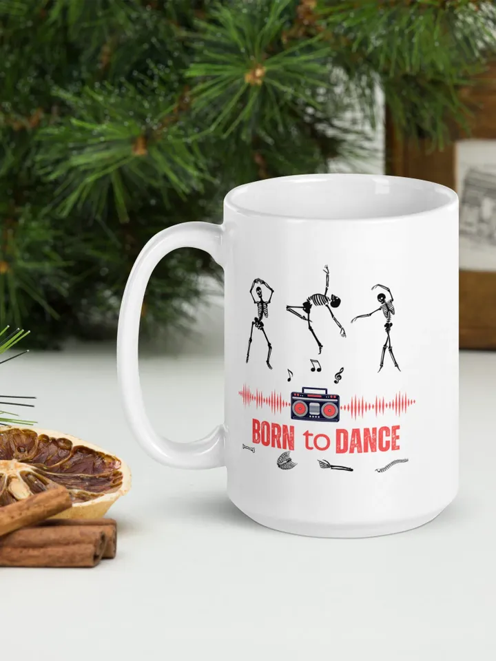 Dance Lover Tee and Coffee Mug White glossy mug