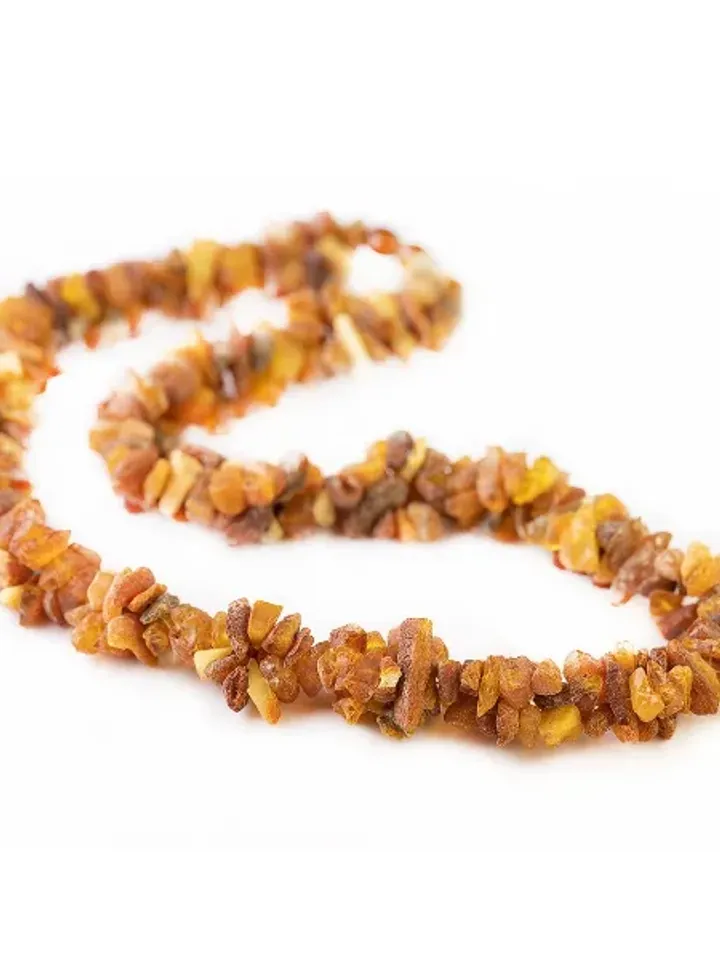 Amber Necklace Adult Healing Raw Natural Amber Stone Necklace Baltic Amber Jewelry Large bead Necklace in 3 Strands