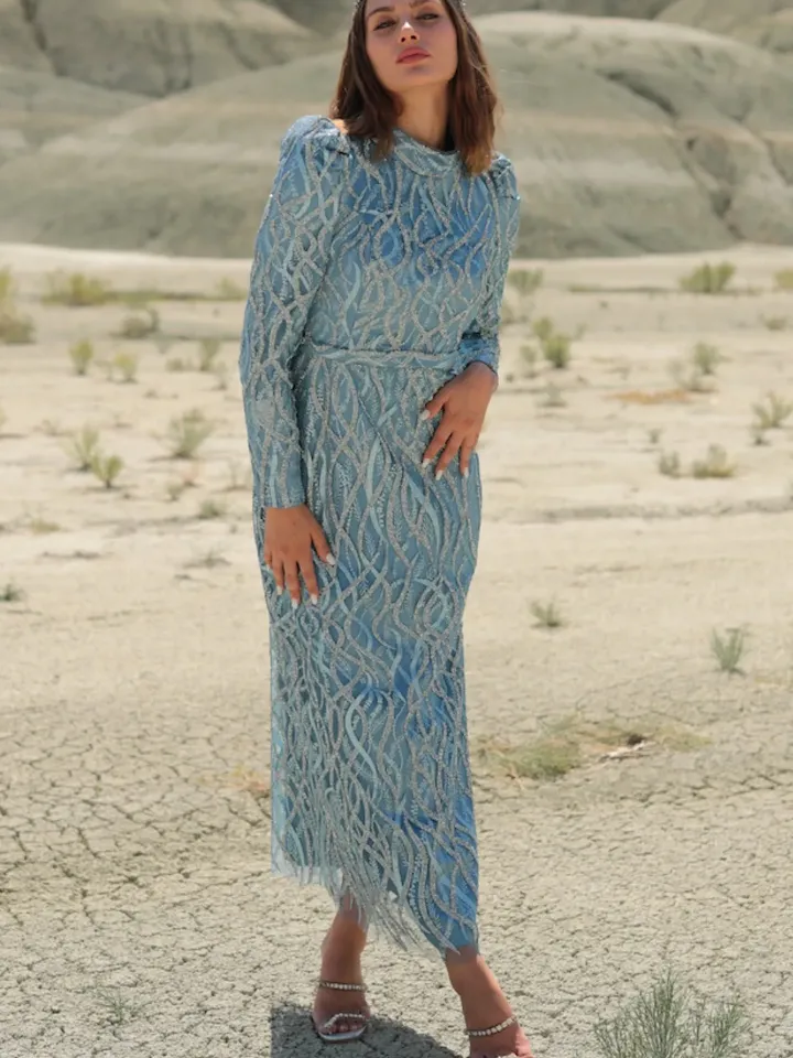 AHUNARE HIJAB - Bridesmaid Dress, Muslim Evening Dress, Nikah, Islamic Wedding, Engagement, Bridesmaid, , Prom Dresses, Long Dress,