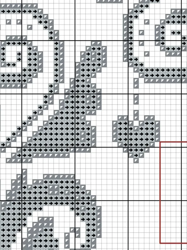 Wedding cross stitch pattern. Border cross stitch pattern. DIY. Anniversary cross stitch.