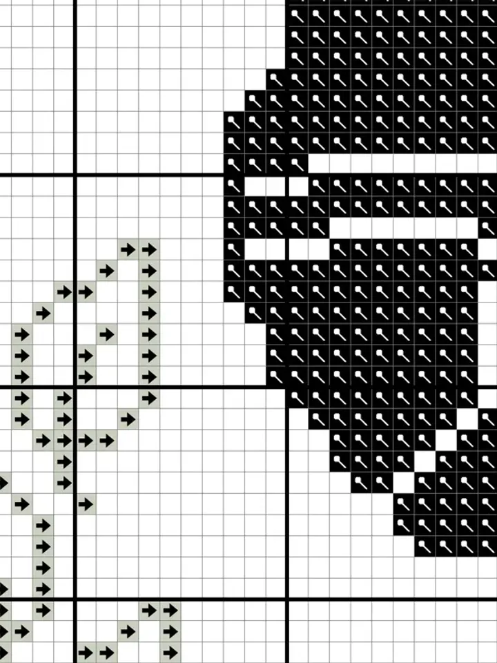 Be brave Cross Stitch Pattern. Nursery Cross Stitch. Animal Cross Stitch.