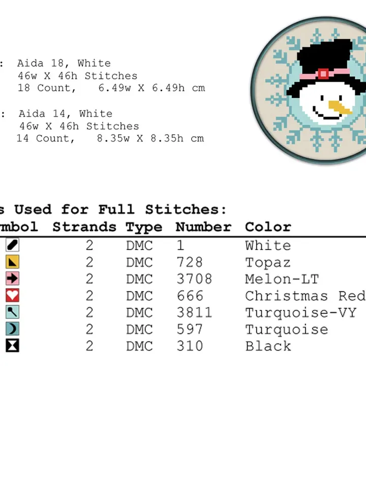Christmas animals cross stitch pattern. Set of 5. Snowflake cross stitch. Christmas gift.