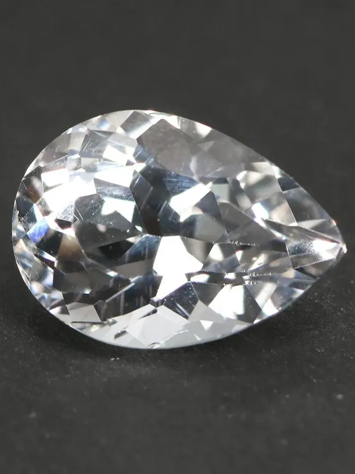 3.69 CT Valuable! Rare Silver White Unheated 100% Natural Danburite From Mexico