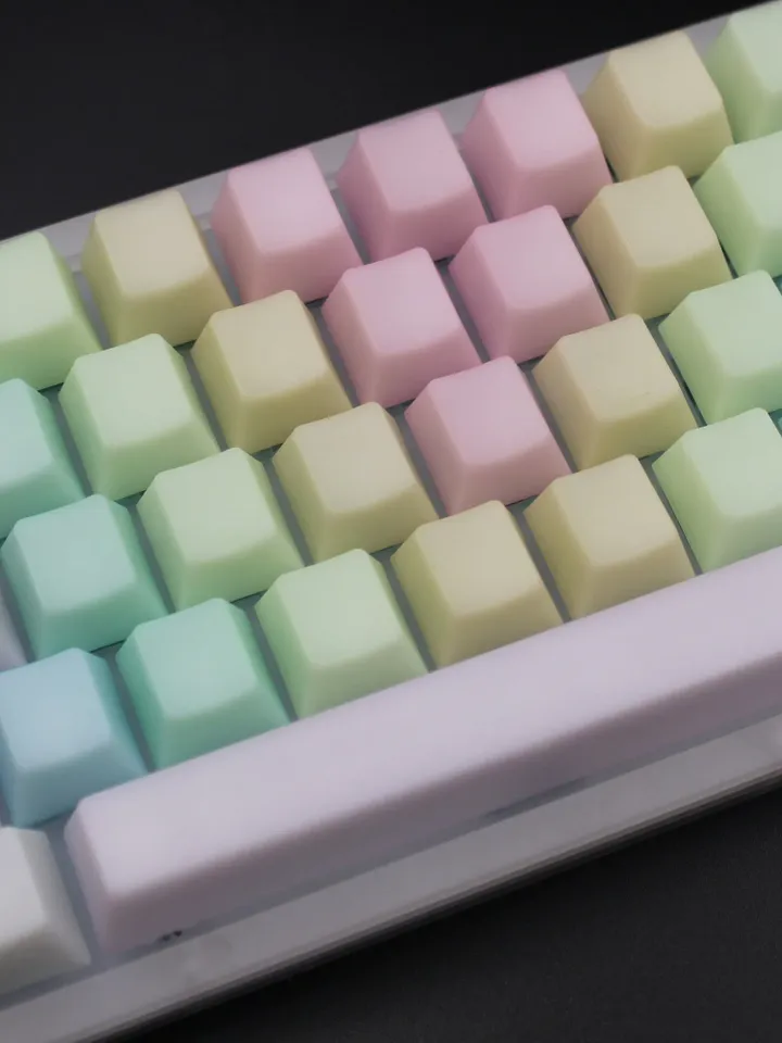 Jelly POM Keycaps Rainbow Keycaps keyboard keycap pom keycap jelly keycap